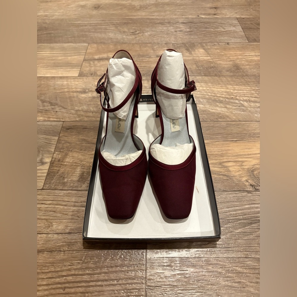Y2K Nina Ankle Strap Chunky Heel Pump